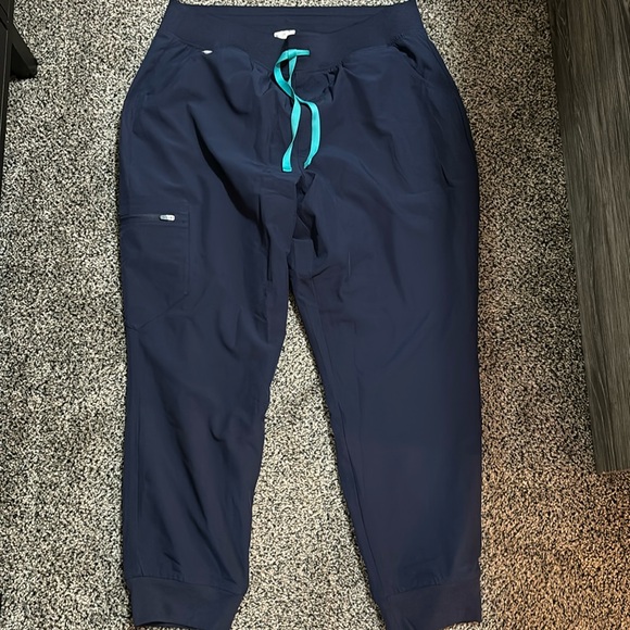 Figs Zamora FreeX Lined Jogger Pants - Navy XL Petite - Picture 1 of 3